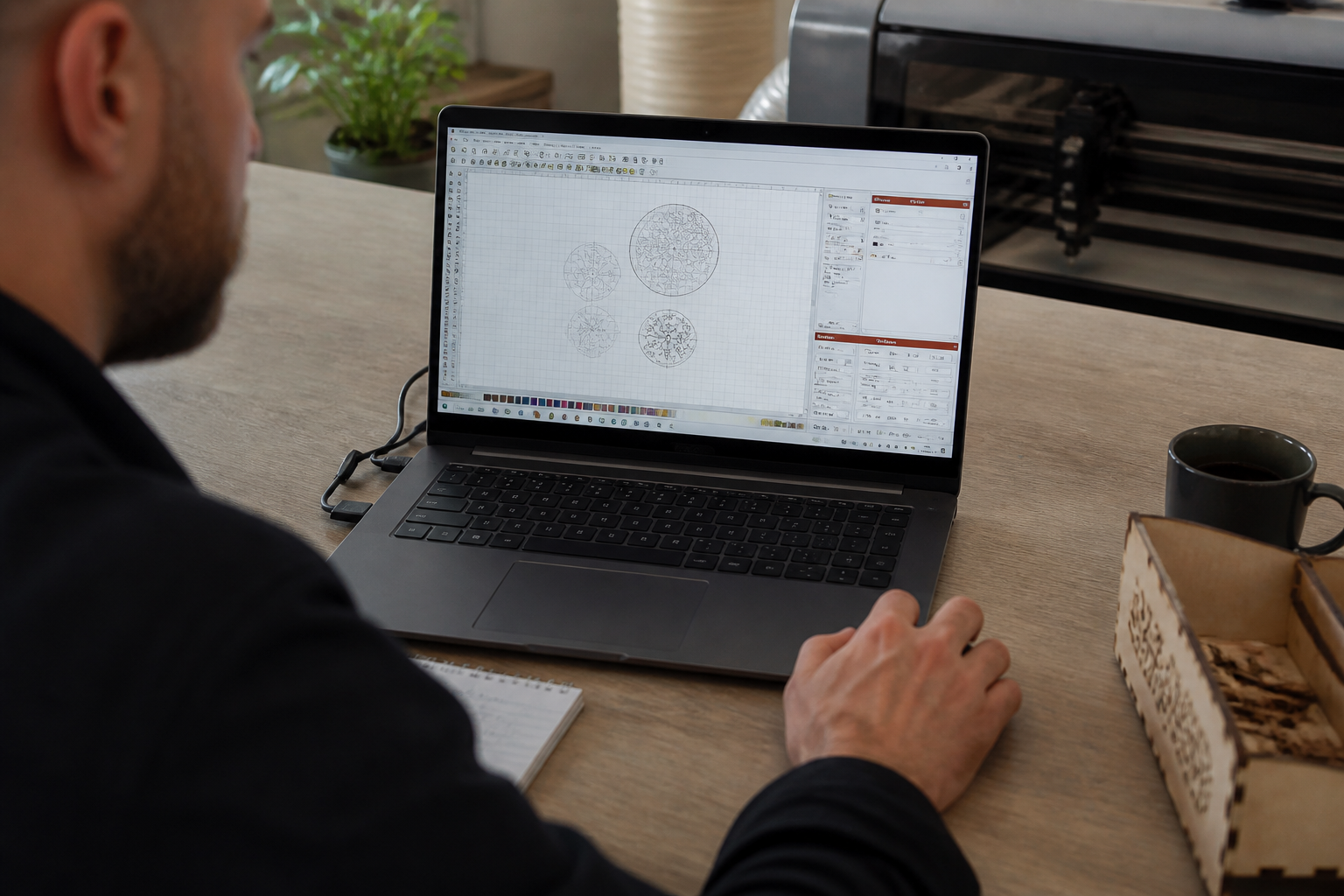LightBurn lasersoftware